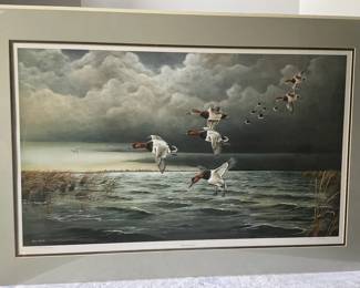 Steve Carter Print Stormy Cans