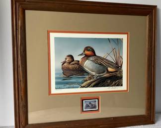 Ducks Unlimited Print 1998 Stamp by Mark Anderson