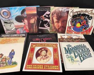 70s and 80s Country Rock and More Vinyl Albums
