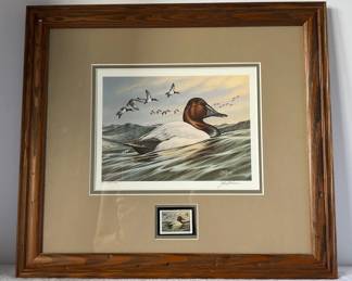 Ducks Unlimited Print 1992 Stamp by John S Wilson
