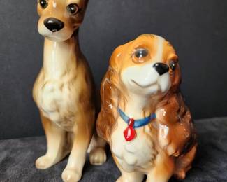 Vintage Lady The Tramp Figurines  Japan