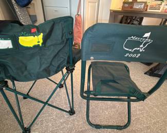 Masters chairs and other Masters collectibles.