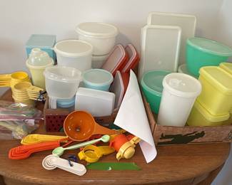 Lots of Tupperware