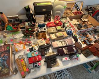 Binoculars, radios, Archie comics, other great collectibles.