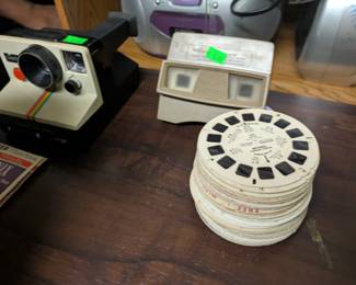 View master and Polaroid camera