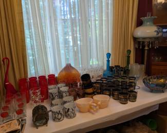 Vintage glassware