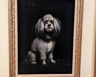 Beautiful signed Black Velvet painting