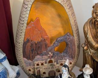 Southwestern table lamp