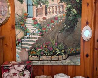 Large wall painting by Woods