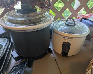 Deep fryer & rice cooker
