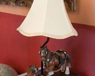 Horse table lamp