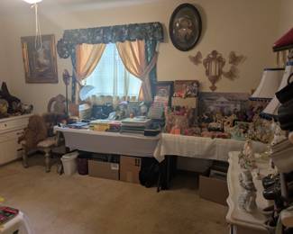 Office supplies and figurines