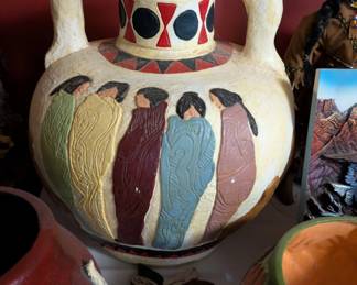 Southwestern Folk art pot