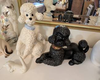 Vintage Poodles figurines