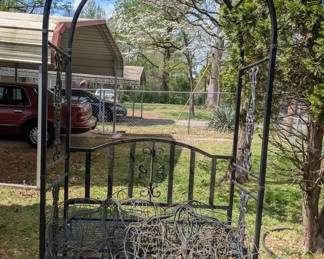 Arbor with bench