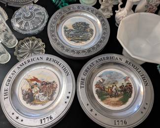Pewter chargers