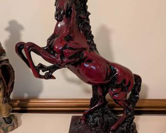 Rearing horse
