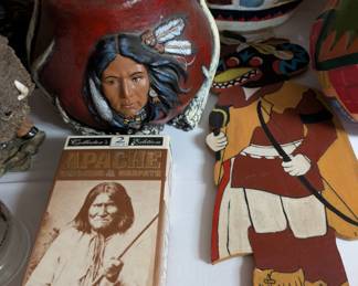 Geronimo and other Native American decor