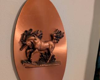 Copper Creations Unicorn Wall Plaque