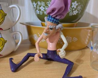 Vintage Strawberry Shortcake Villain Purple Pie Man Doll Figure