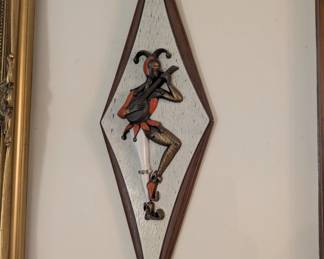 Vintage Burwood Harlequin wall hangings