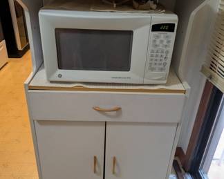 Kitchen microwave cabinet (microwave is not for sale)
