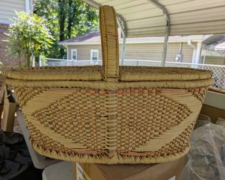 Pretty picnic basket