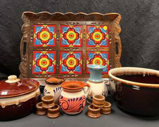 CT289Vintage Mexican Pottery