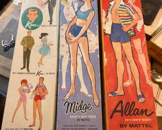 VINTAGE BARBIE BOXES, (EMPTY)