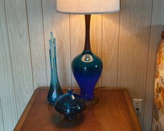 MATCHING LANE END TABLES, MID CENTURY