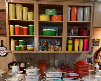 TUPPERWARE, ANCHOR HOCKING, PYREX, ARC