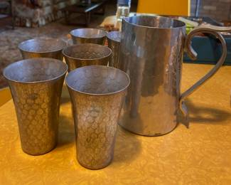 BUENILUM HAMMERED ALUMINUM DRINKWARE