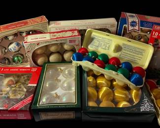 Vintage Shiny Brite Ornaments More 