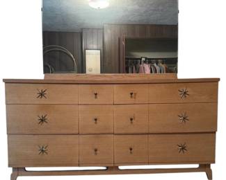 MCM Stanley Dresser With Mirror