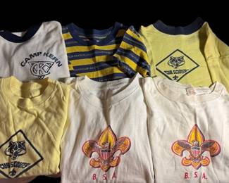Vintage Cub Scouts Camp Kern Childrens Shirts 