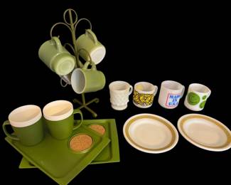 Vintage Milk Glass Coffee Mugs More