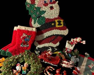 Vintage Felt Christmas Ornaments More 