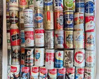 175 Domestic Foreign Beer Cans