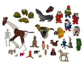 Small Vintage Toys Including Tony The Tiger 