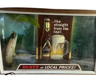 Blatz Beer Light Up Bar Sign