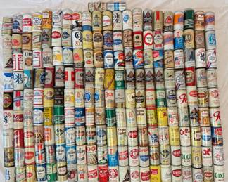 190 Domestic  Foreign Beer Cans