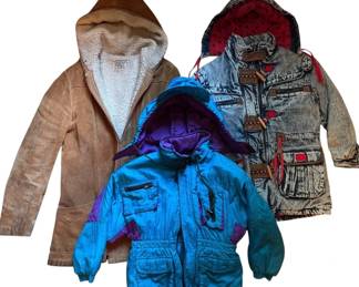 Vintage Girls Suede Winter Coat  More 