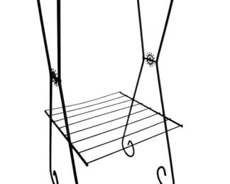 MCM Black Metal Atomic Plant Stand