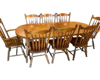 Dining Room Table 8 Chairs 