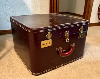 1930’s Cowhide Suitcase