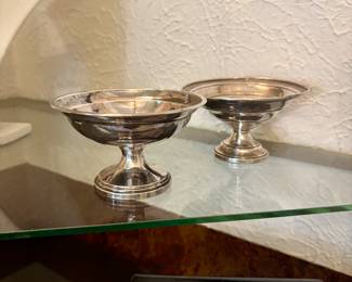 Sterling Pedestal Dishes