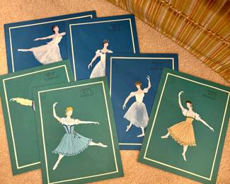 Ballet original sketches for a production