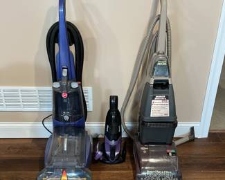 Hoover Max Pressure Pro Carpet Cleaner, Hoover Steam Vac Ultra And Shark Cordless Mini Vac