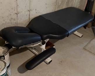 Massage Table, Vision Fitness Exercise Bike and Balance Balk