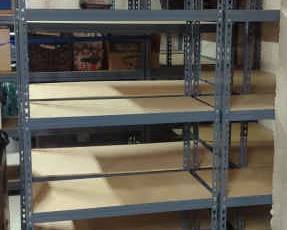 12 Grey Storage Shelves